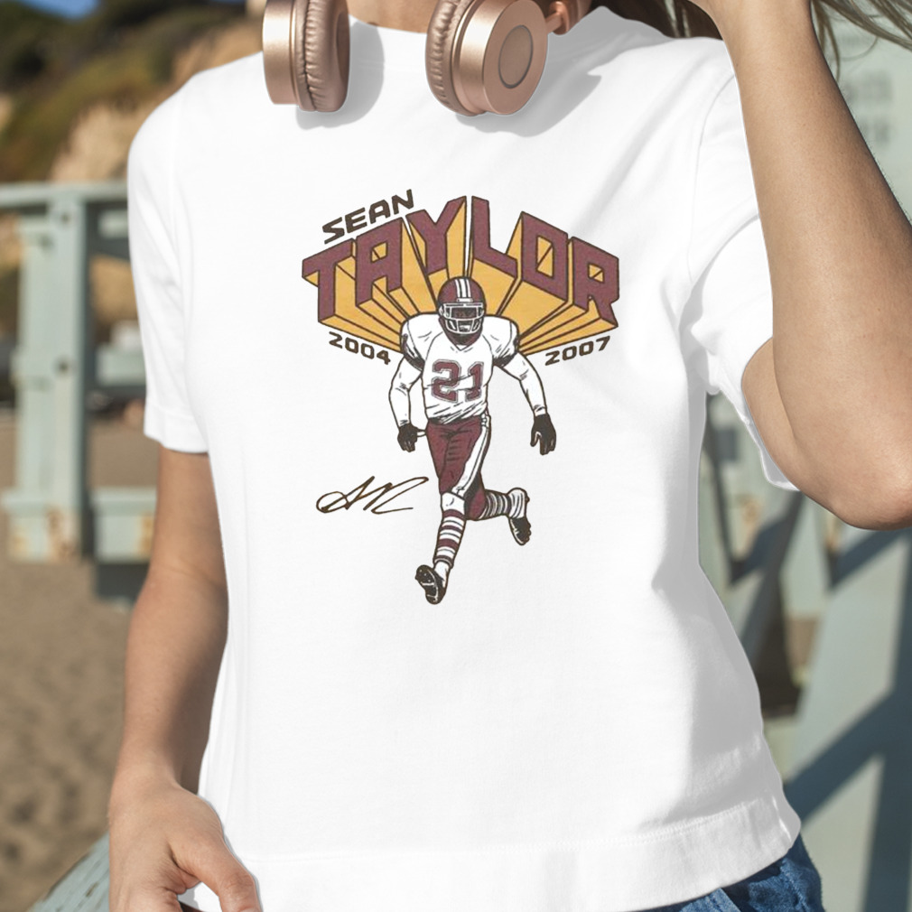 Sean Taylor Washington Redskins Signature T-Shirt - Teeruto