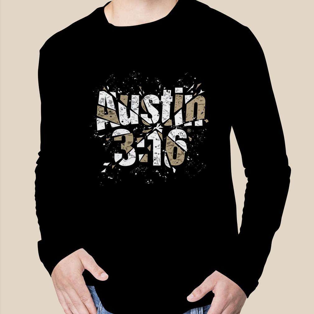 STONE COLD STEVE AUSTIN 3 16 SHATTERED T SHIRT - Limotees