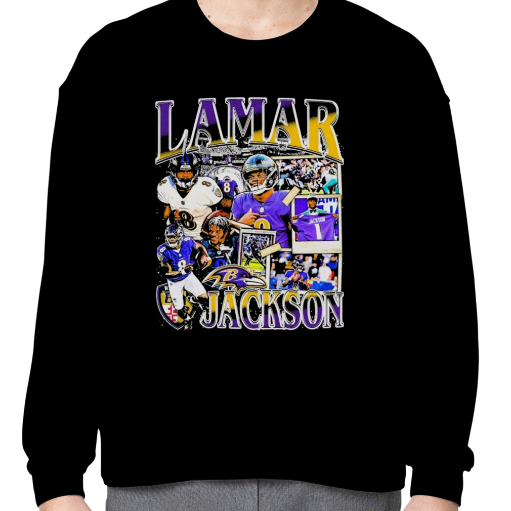 Lamar Jackson Football Vintage Sport T-shirt - Trends Bedding