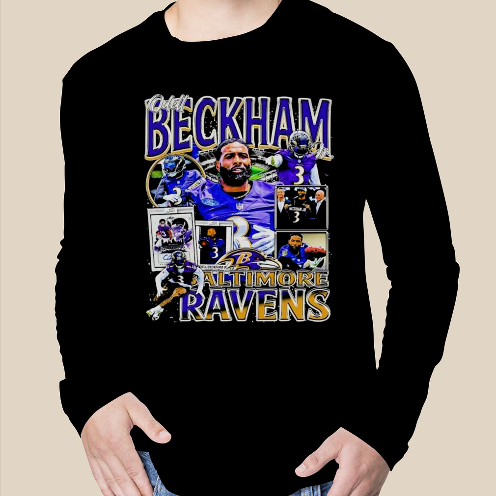 Official odell Beckham Jr 3 Baltimore Ravens 2023 Shirt, hoodie