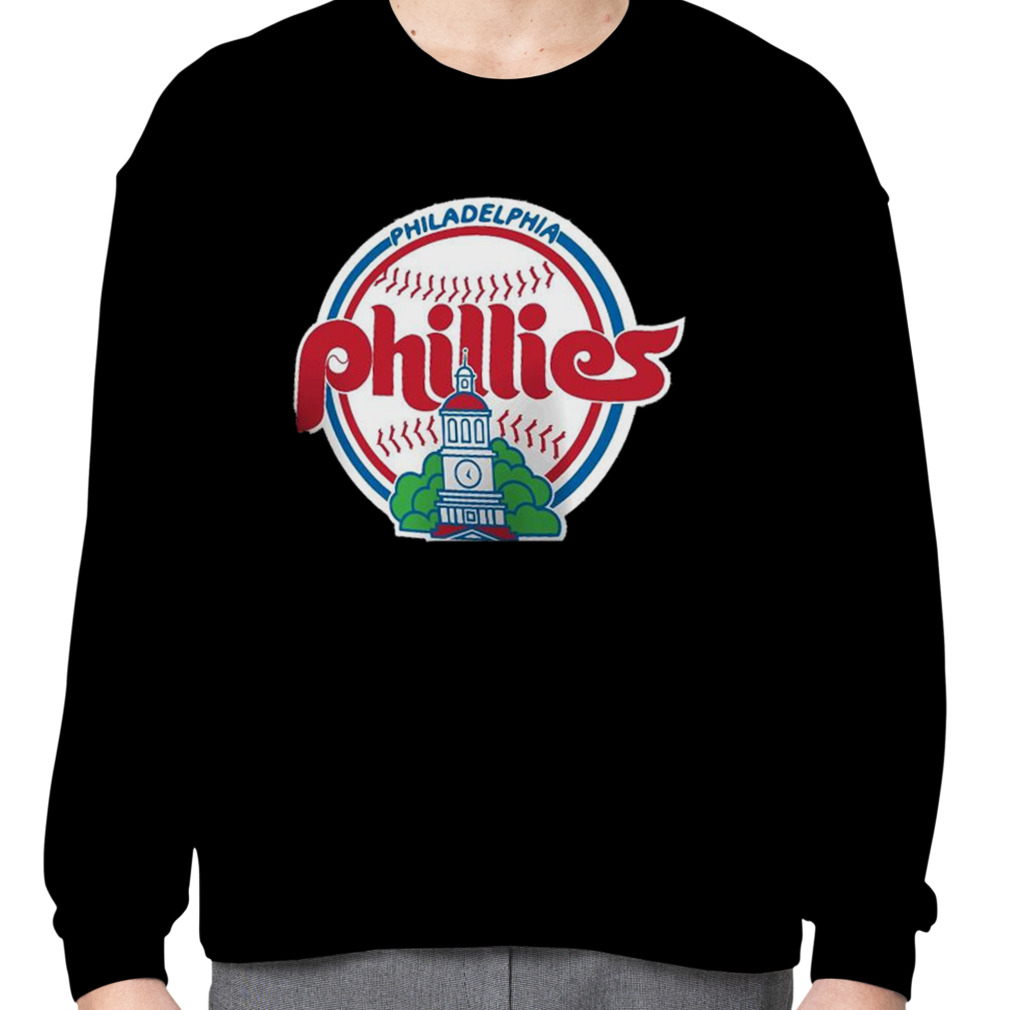 Men's Fanatics Branded Light Blue Philadelphia Phillies Cooperstown  Collection Forbes Team T-Shirt
