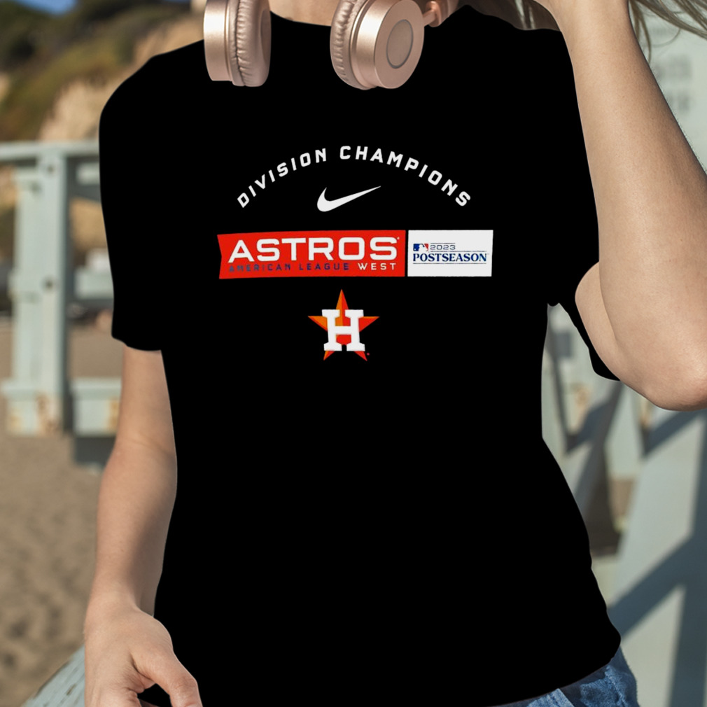 Houston Astros Nike 2023 Al West Division Champions T-shirt