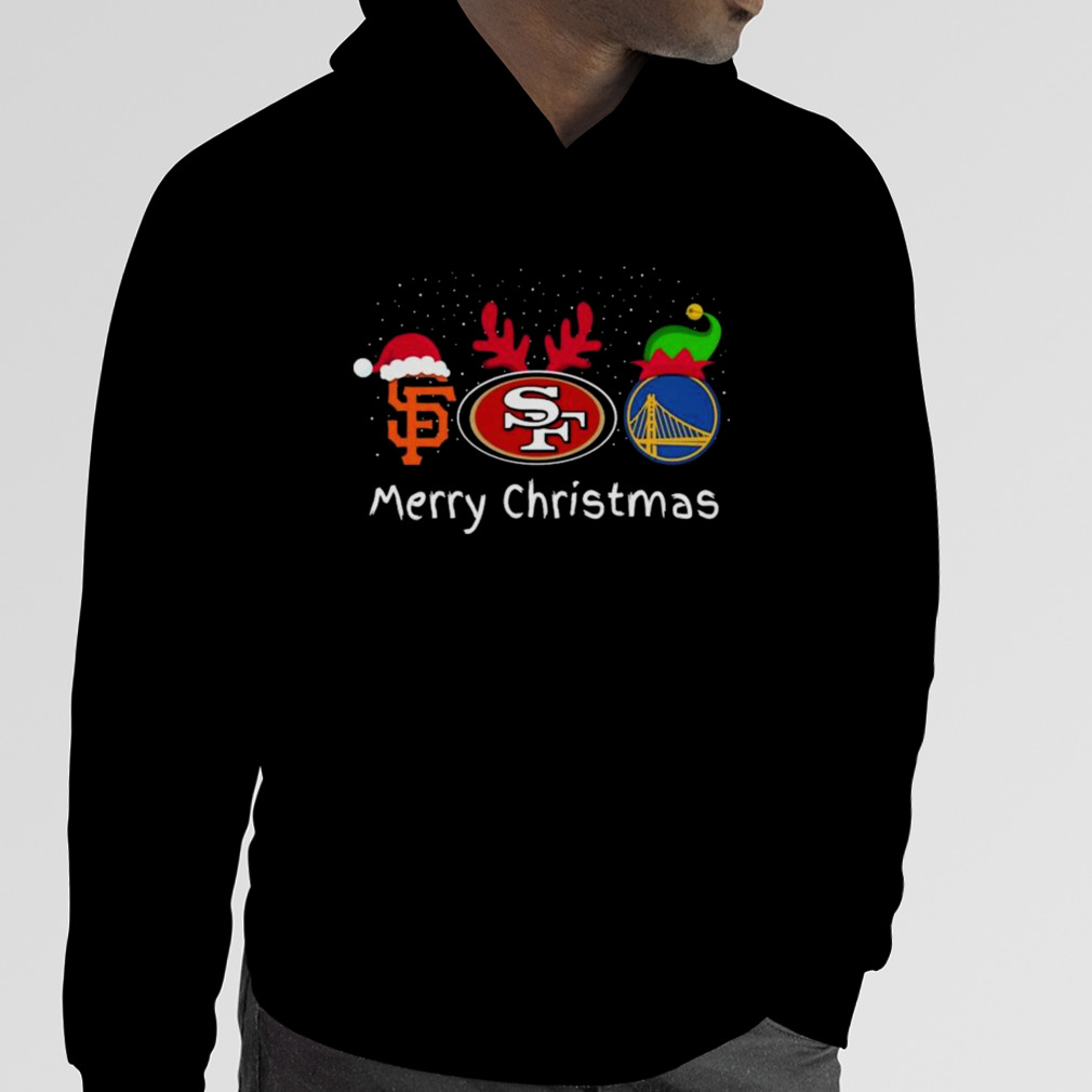 San Francisco 49Ers Santa Hat Logo Christmas Shirt, hoodie