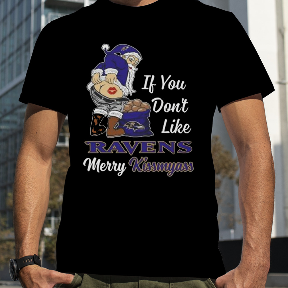 Baltimore Ravens Are Coming To Town Snoopy Christmas T-Shirt - T