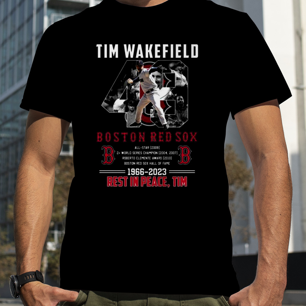 Tim Wakefield #49 Jersey Number T Shirts, Hoodies, Sweatshirts & Merch