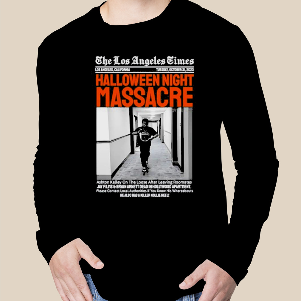 Official the Los Angeles Times Halloween Night Massacre T-Shirts