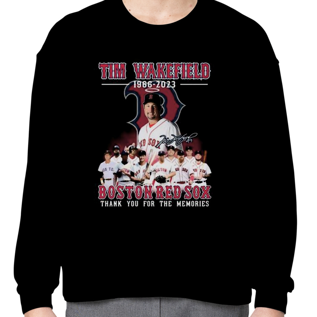 Tim Wakefield 1966 – 2023 Boston Red Sox Thank You For The Memories  Signature Shirt