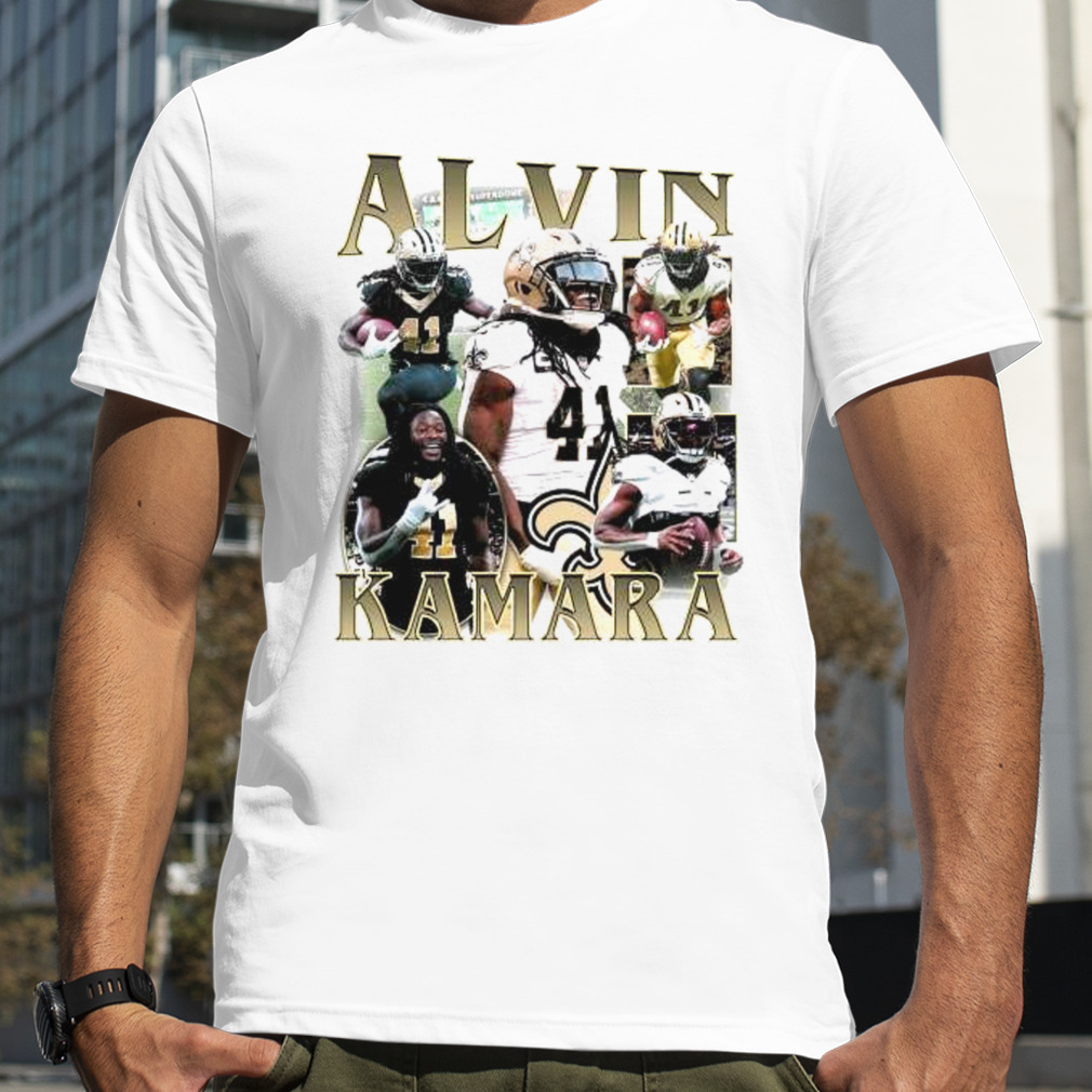 New Orleans Saints Alvin Kamara Shirt NFL Player Vintage Bootleg Shirt - T- shirts Low Price