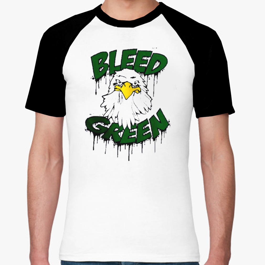 Bleed Green Swoop Philadelphia Eagles Shirt - Limotees