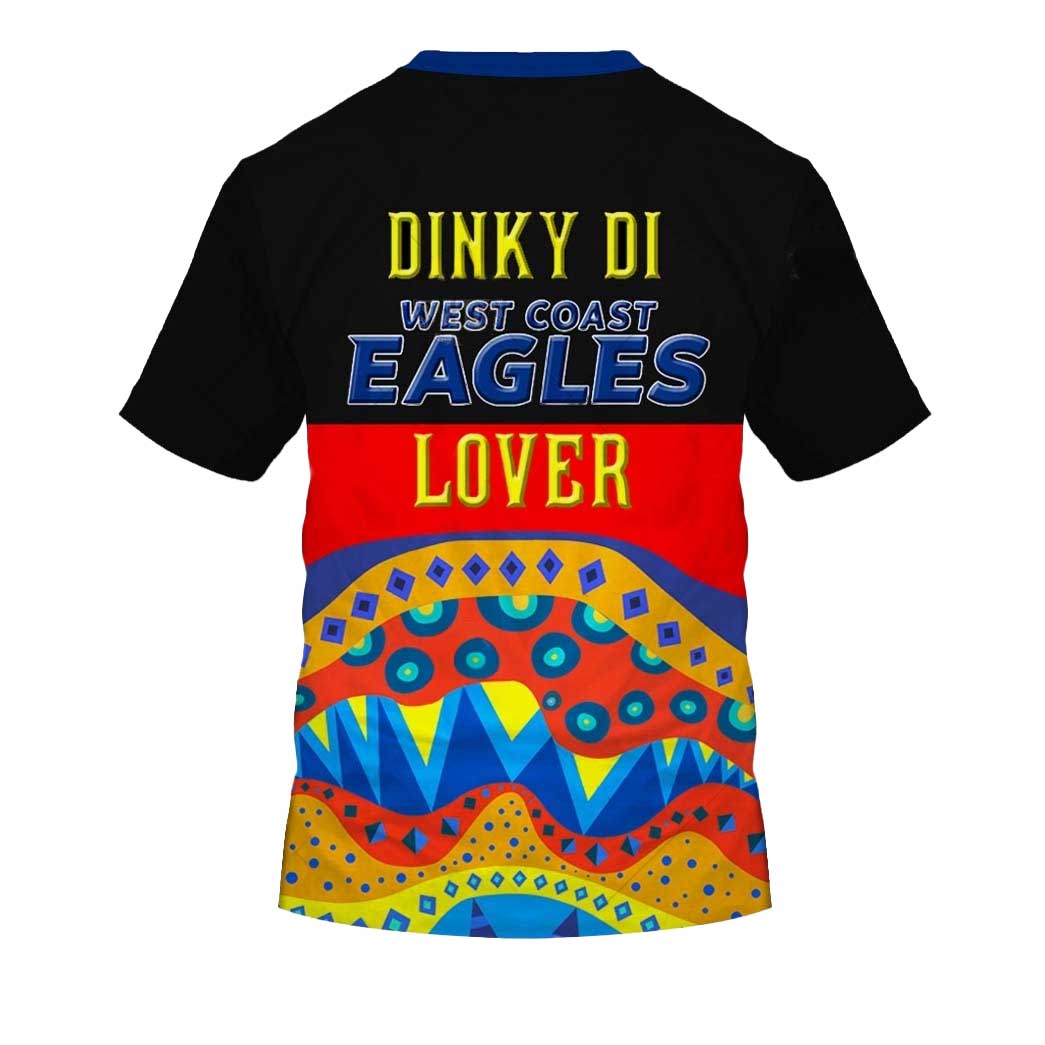 AFL West Coast Eagles Special Aboriginal Style T-Shirt