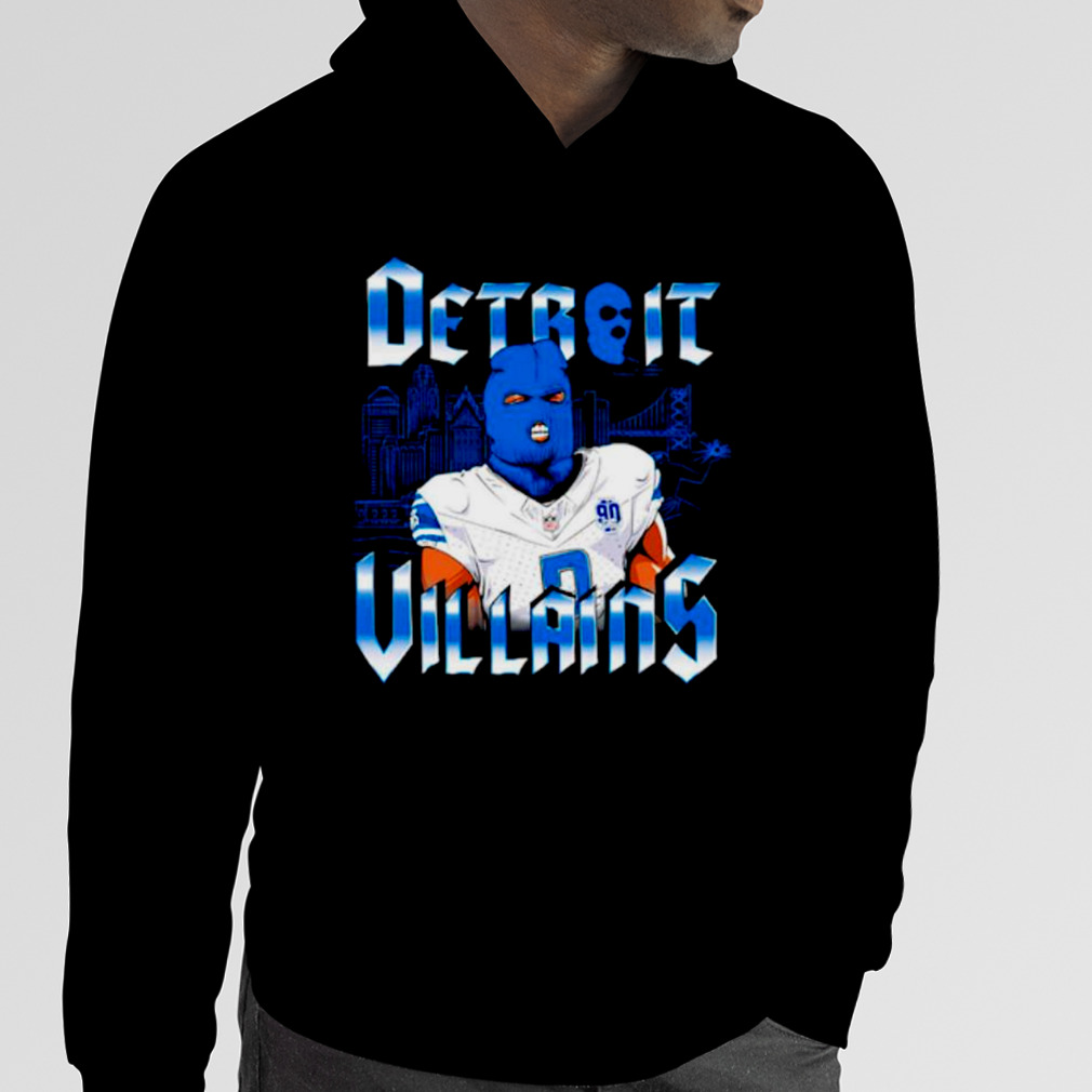 Detroit Lions NFL Villain Hoodie -  Worldwide Shipping