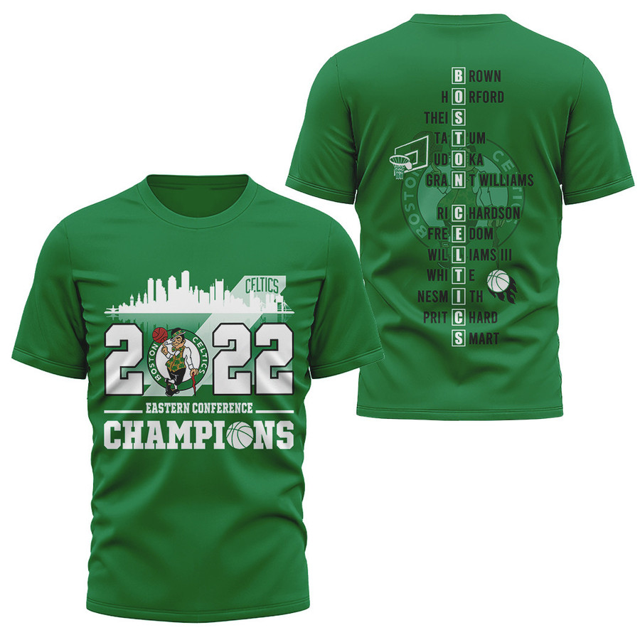 Boston Celtics 2022 Eastern Conference Champions NBA T-shirt White