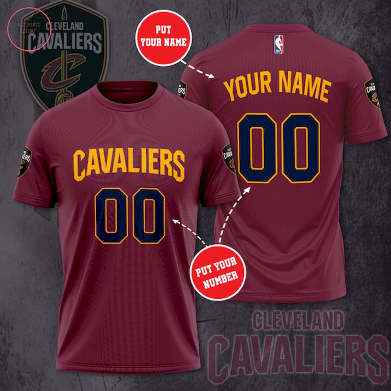 Cleveland Cavaliers Splatter Graphic T-Shirt - Mens