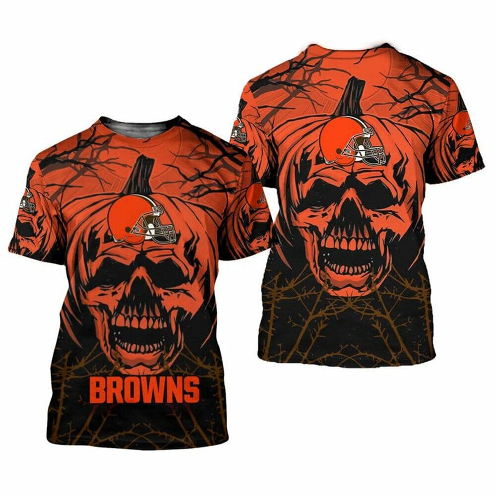 NFL Cleveland Browns Halloween Polo Shirt