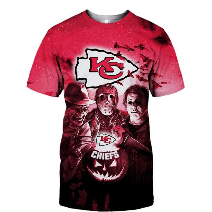 Kansas City Chiefs Halloween Polo Shirt - T-shirts Low Price