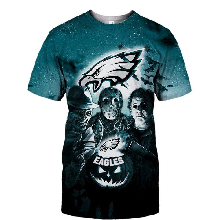 NFL Philadelphia Eagles Halloween This Is My Scary Costume T Shirt -  Limotees