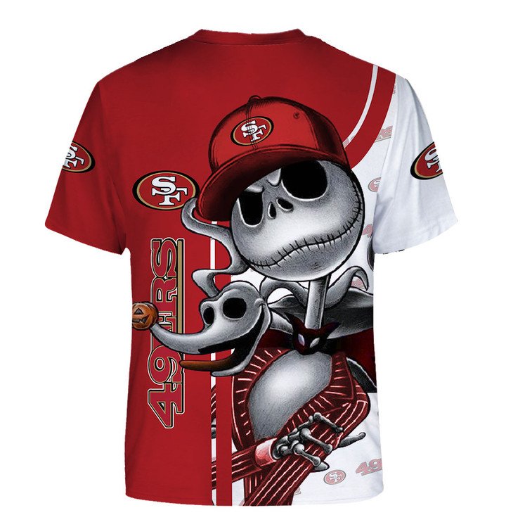 Hoodie San Francisco 49ers Sugar Skull Fan 3D Polo Shirt - T-shirts Low  Price