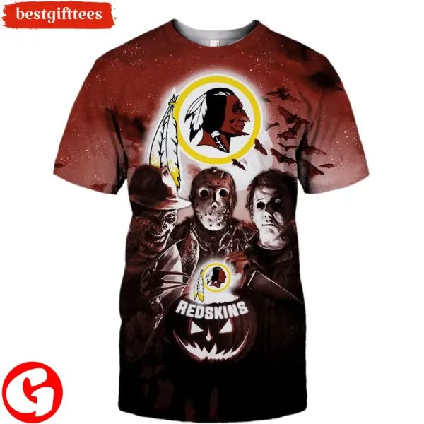 Washington Redskins 3D Hoodies 3 lines graphic Gift For Mens