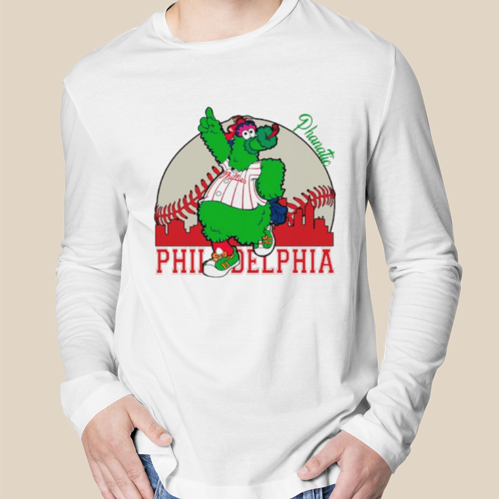 Phillies Phanatic Cartoon Baseball Shirt