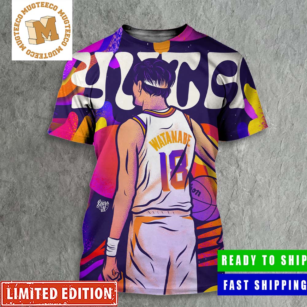 Yuta Watanabe NBA Phoenix Suns Yuta Man All Over Print Shirt