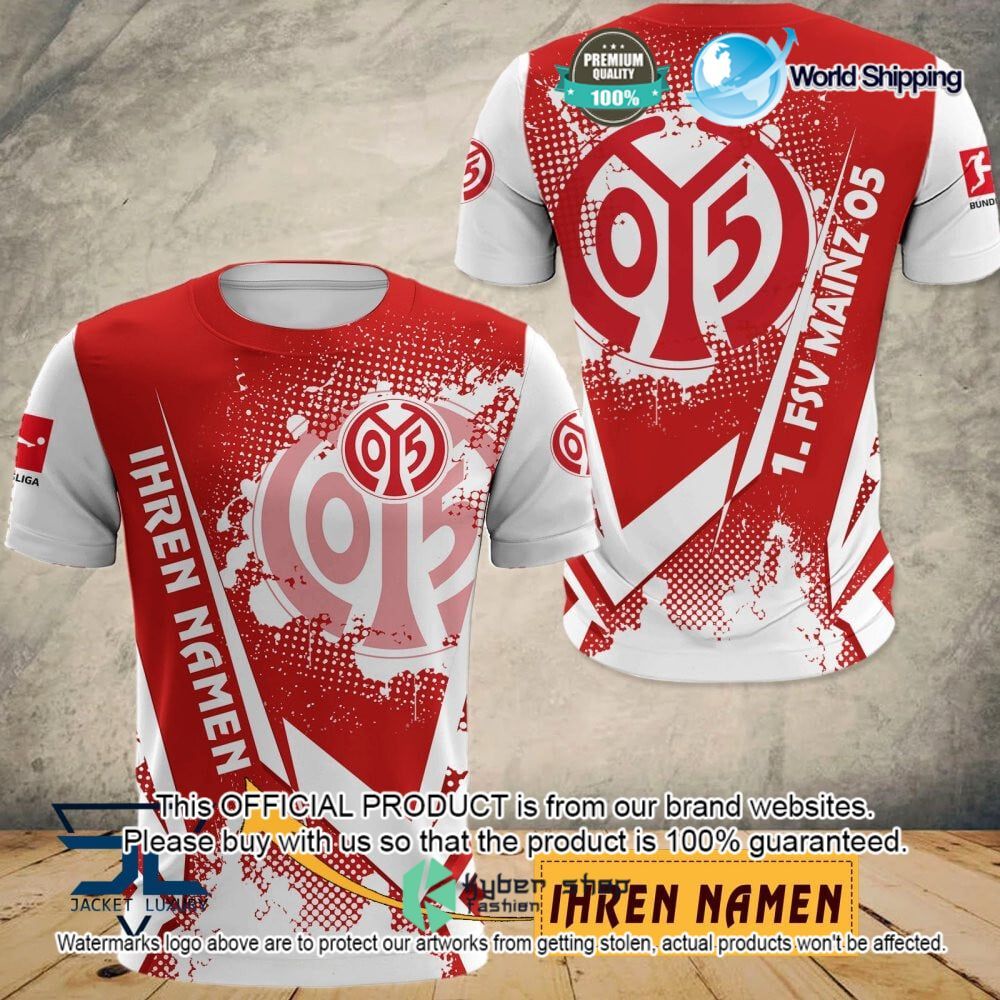 1. FSV Mainz 05 Custom Name T-Shirt