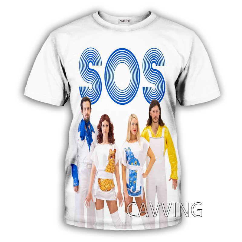 ABBA SOS White T-Shirt