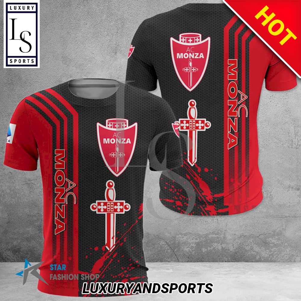 AC Monza Red Black T-Shirt