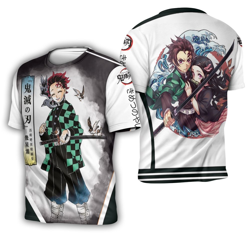 DEMON SLAYER Tanjiro Kamado White T-Shirt