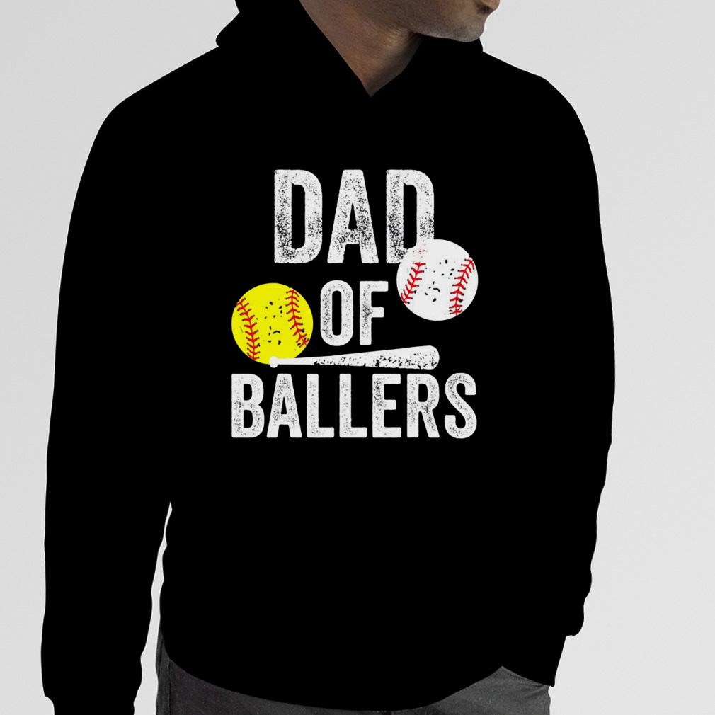 Dad Of Ballers Funny Baseball Softball From Son T Shirt - Limotees