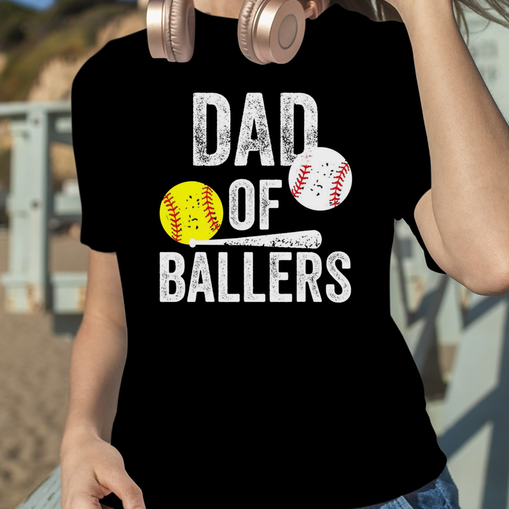 Dad Of Ballers Funny Baseball Softball From Son T Shirt - Limotees