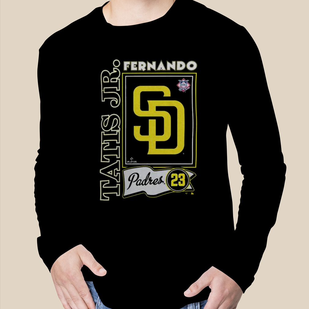 Padres Fernando Tatis Jr T-Shirt from Homage. | Ash | Vintage Apparel from Homage.