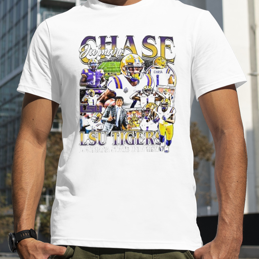 Ja'Marr Chase 1 LSU Tigers Louisiana State University football player  Vintage shirt, hoodie, sweater, long sleeve and tank top