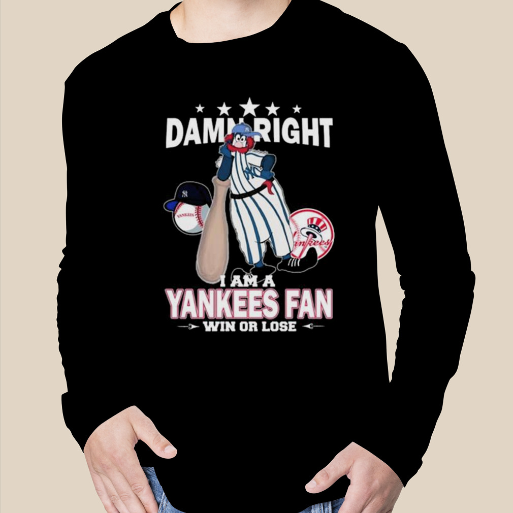 MLB Damn Right I Am A Washington Nationals Mascot Fan Win Or Lose 2023 Shirt  - Guineashirt Premium ™ LLC