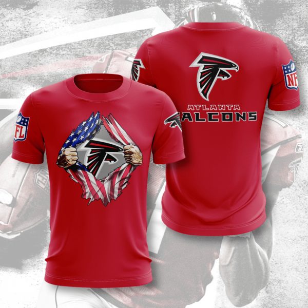 Personalized Atlanta Falcons Rise Up Tiling Red Hawaiian Shirt And