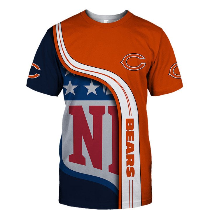 Chicago Bears NFL Men and Women 3D Hoodie - T-shirts Low Price