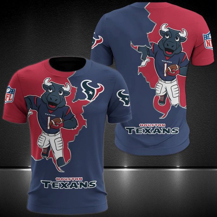 Houston Texans Hoodie graphic heart ECG line