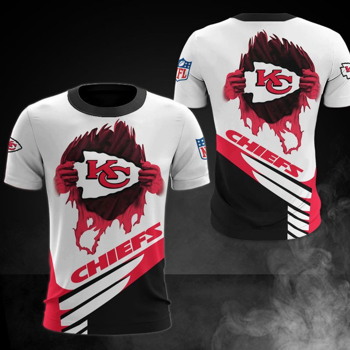 Kansas City Chiefs Name & Number Graphic T-Shirt - Womens