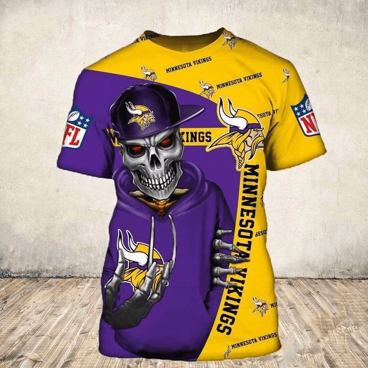 Minnesota Vikings Hoodies Death Smoke Graphic Gift For Men