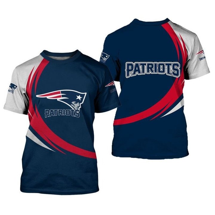 NFL Team Apparel Youth New England Patriots Rash Guard Navy T-Shirt