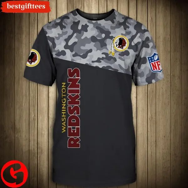 Washington Redskins Hoodie 3D cheap Horror night Halloween Pullover NFL