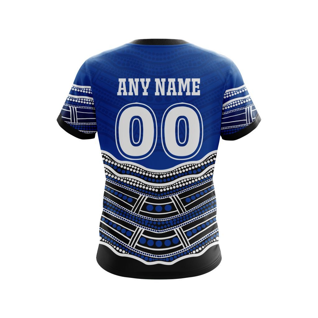 NRL Canterbury-Bankstown Bulldogs Custom Name Number 2023 Indigenous Jersey  T-Shirt