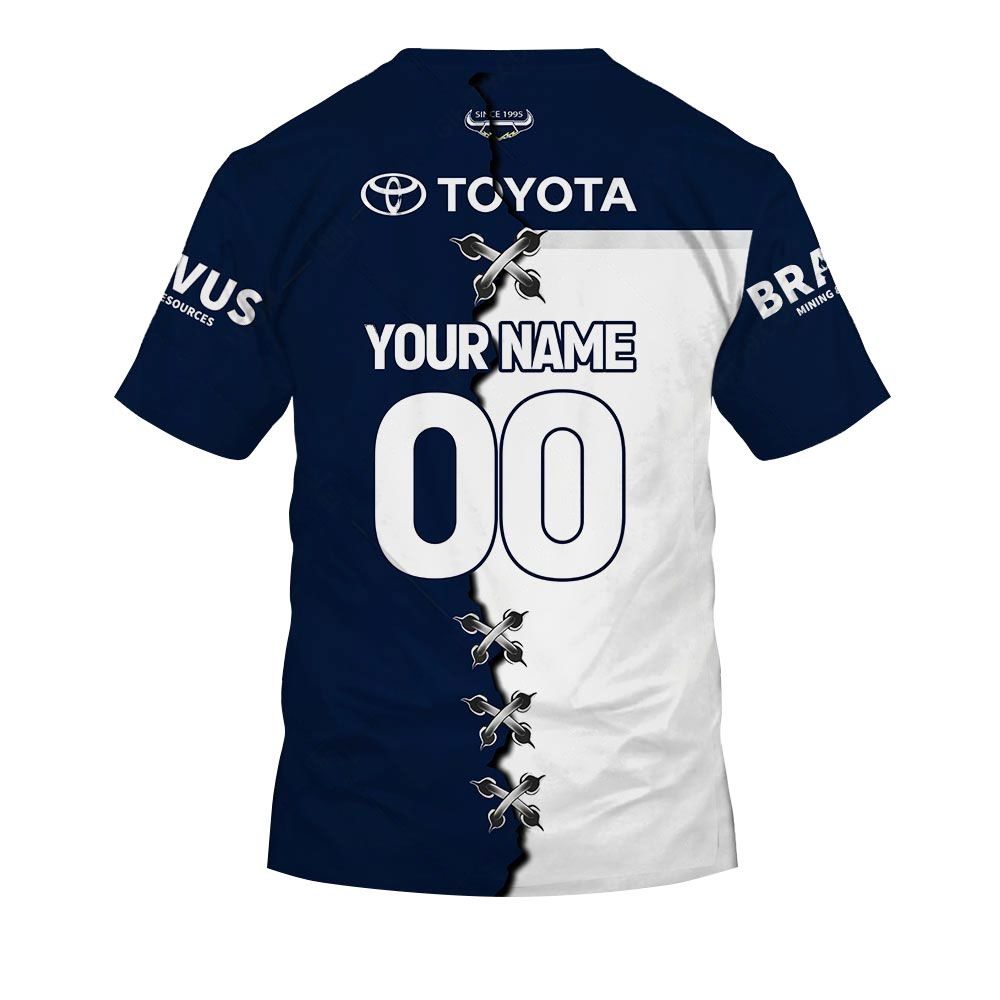 ✺Signed✺ 2023 NORTH QUEENSLAND COWBOYS NRL Jersey PROOF COA