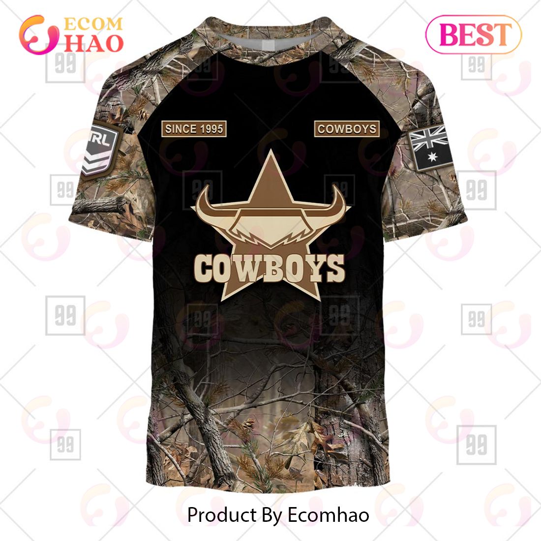 North Queensland Cowboys Custom Name Mother's Day NRL Custom