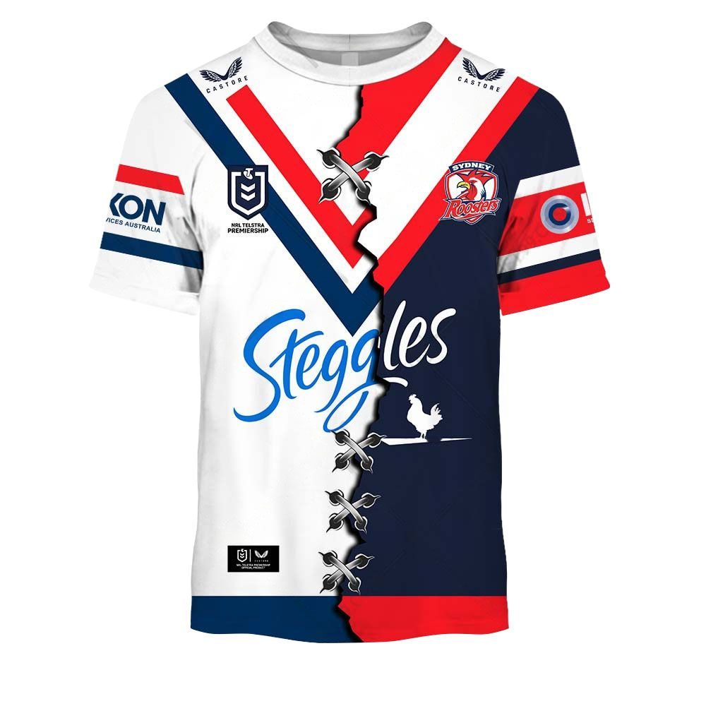 Personalized NRL Sydney Roosters Special Mix Jersey Hoodie 3D