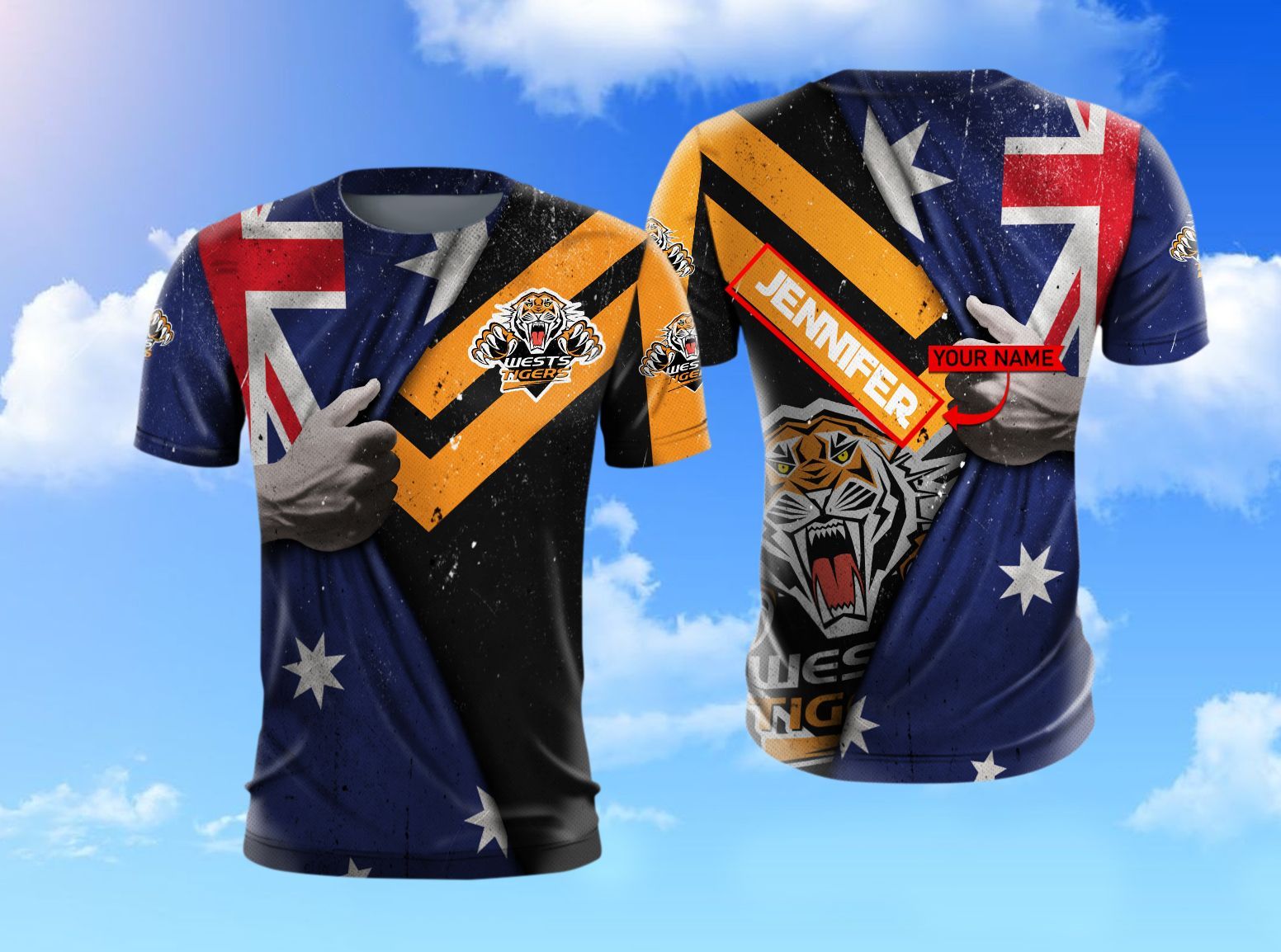 Personalised Wests Tigers Jerseys - Wests Tigers