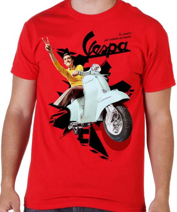 Vespa Red T-Shirt