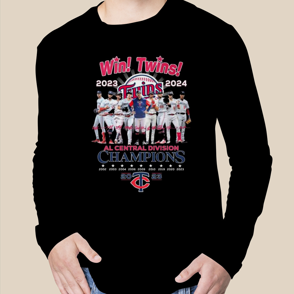 Win Twins 2023-2024 Al Central Division Champions 2023 Minnesota Twins Shirt