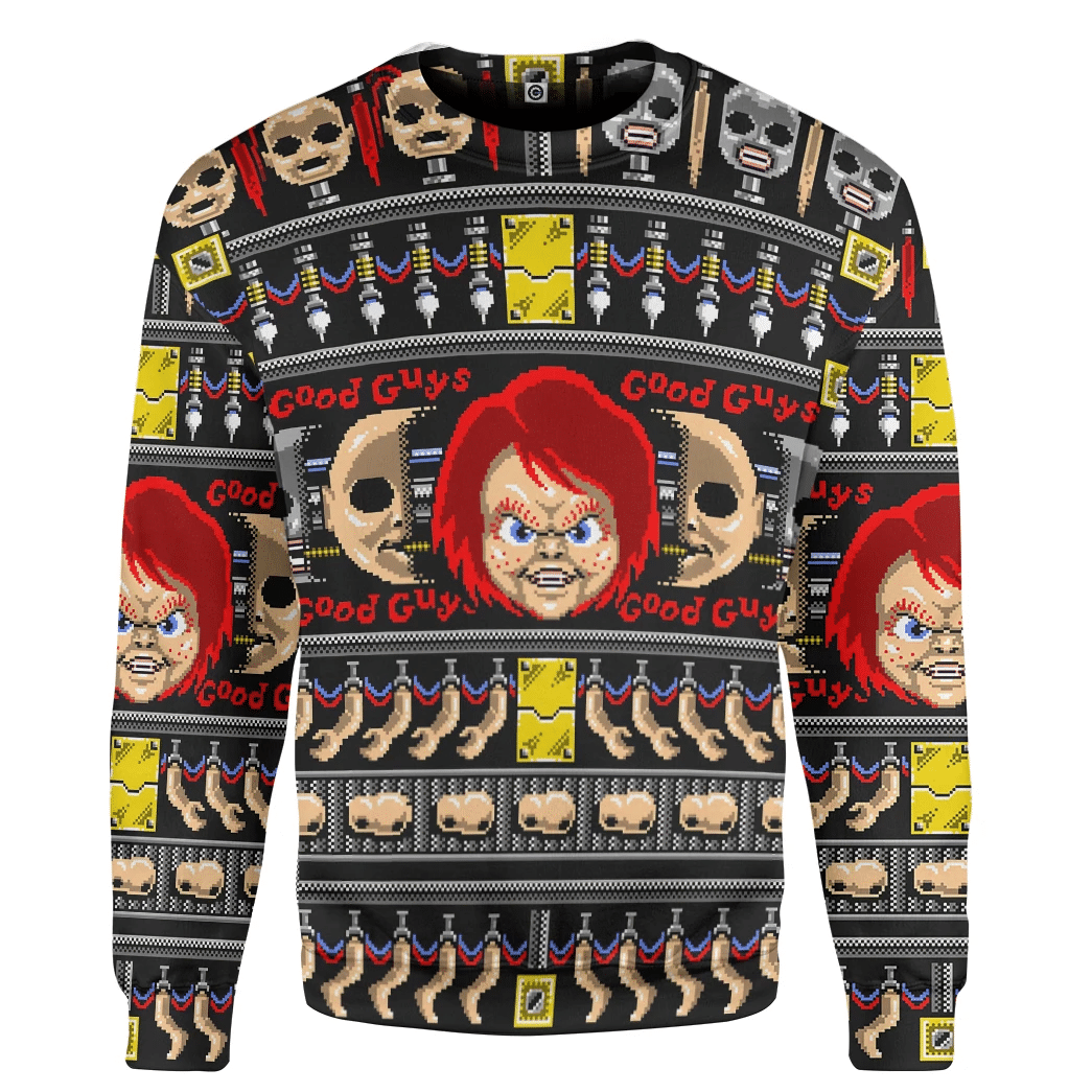 3D Ugly Chucky Custom Tshirt Hoodie Apparel - Chow Down Movie Store