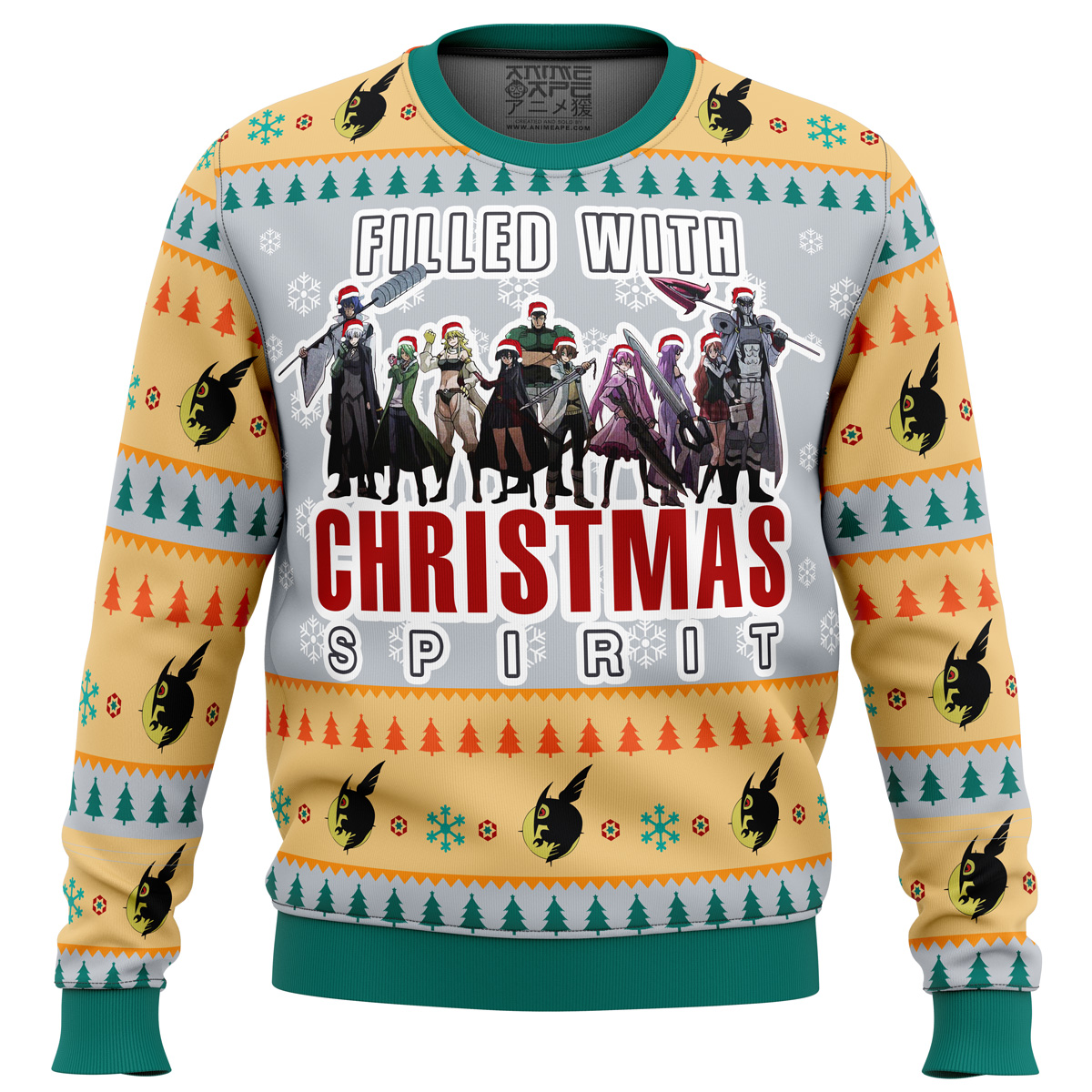 Akame ga Kill Night Raid Ugly Christmas Sweater - Chow Down Movie Store