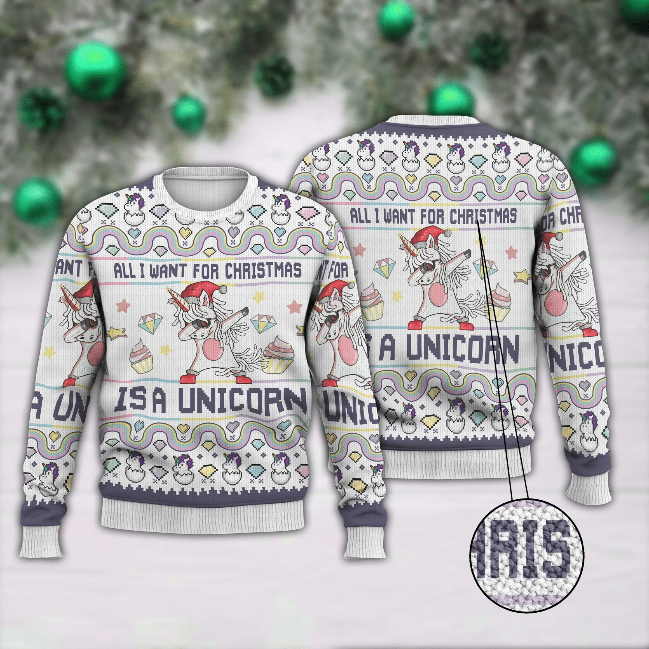 All I Want For Ugly Christmas Sweater US1761 - Chow Down Movie Store